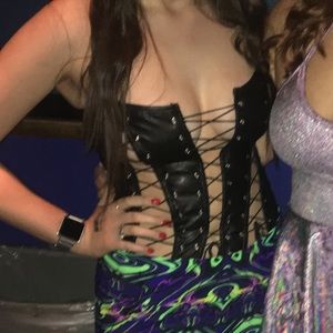 Live Wired- Lace Up Top